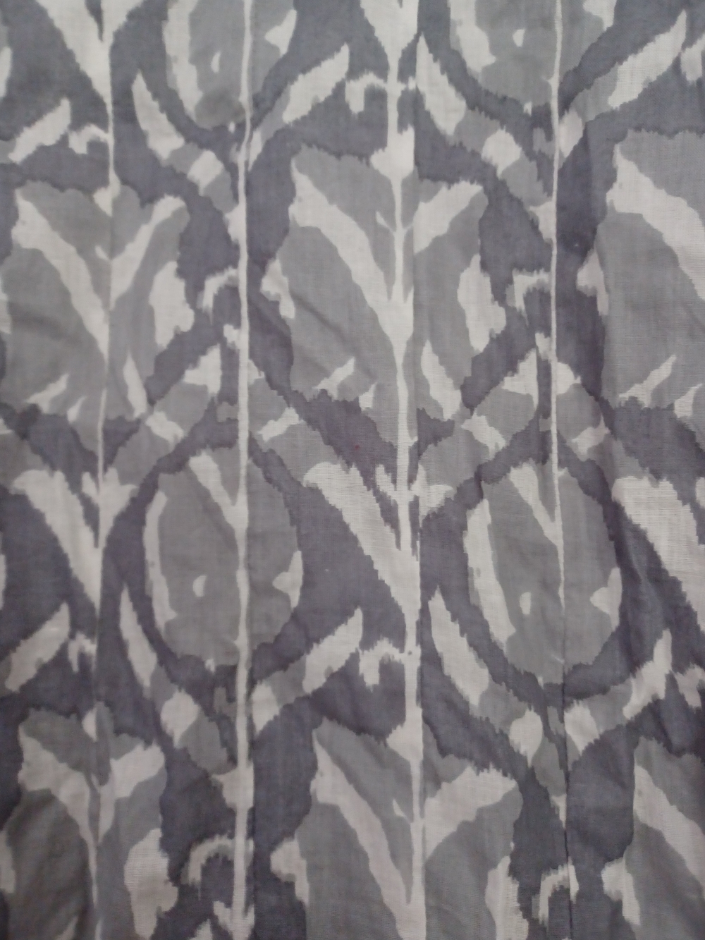 Dolma Womens Size XL NWT Button-Front Gray Patterned V-Neck Tunic - Picture 7 of 10